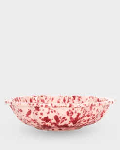 Speckled Serving Bowl in Pink