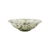 Speckled Small Bowl in Green and White