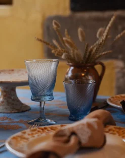 Spiral Wine Glasses, Set of 4