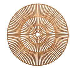 Spoke Placemat in Brown, Set of 4