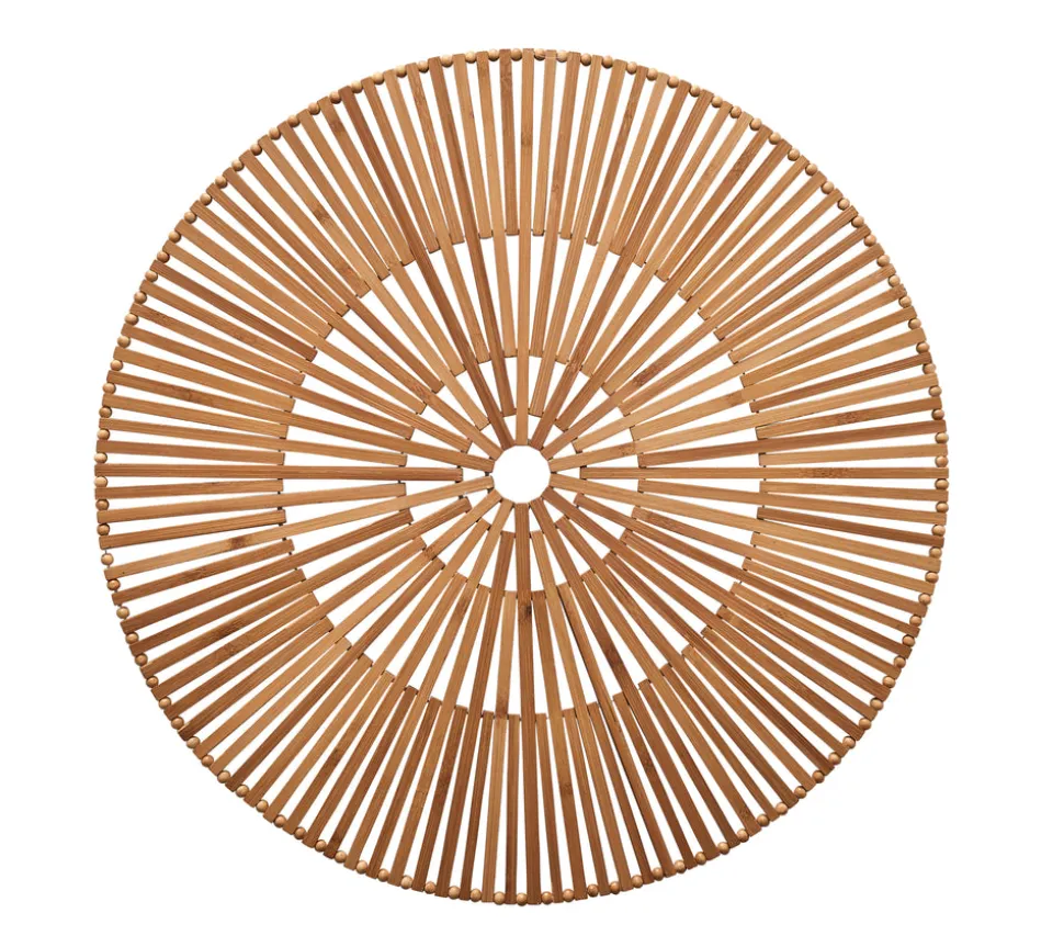 Spoke Placemat in Brown, Set of 4