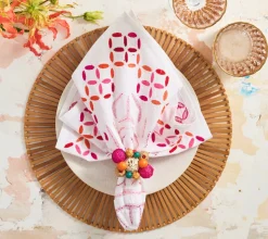 Spoke Placemat in Brown, Set of 4