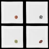 Sport Cocktail Napkins, Mixed Set of 4