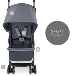 Sport T13 Lightweight Compact Foldable Stroller with UV Protected Canopy