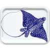 Spotted Stingray Large Rectangular Birchwood Tray