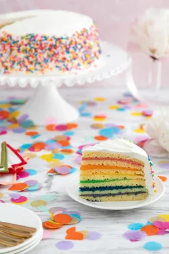 Sprinkle Rainbow Cake