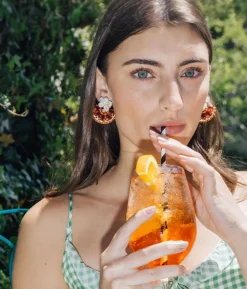 Spritz Please Orange Slice Earrings