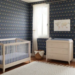 Sprout 3-Drawer Changer Dresser with Removable Changing Tray in Washed Natural & White