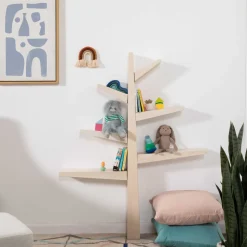 Spruce Tree Bookcase in Washed Natural