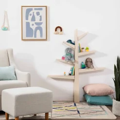 Spruce Tree Bookcase in Washed Natural