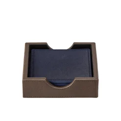 Square Coaster Set in Blue