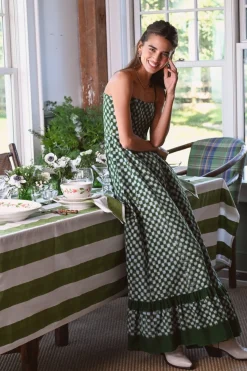 St. Tropez Tablecloth in Vert