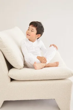 Star & Crown Pajama in Child Blue