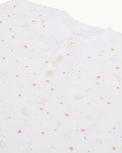 Star & Crown Pajama in Child Pink