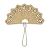 Star Shaped Iraca Jaipur Mirror Fan