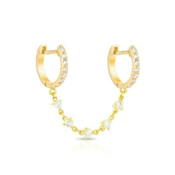 Starstruck Double Huggie Earring