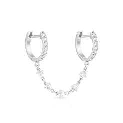 Starstruck Double Huggie Earring