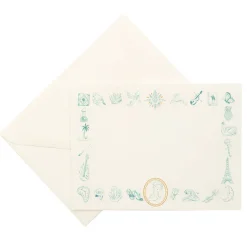 Stationery Card Set in Blue