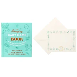 Stationery Card Set with Book in Blue