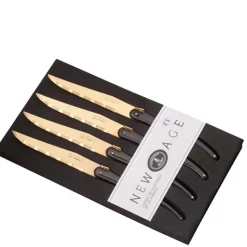 Steak Knives in New Age Gold, Set of 4
