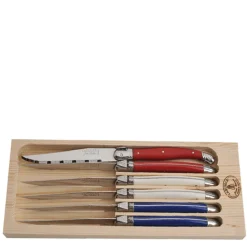 Steak Knives in Paris Colors, Set of 6