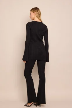 Stella Pants in Black Knit