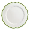 Stella Scalloped Verde Dinner Plate