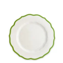 Stella Scalloped Verde Salad Plate