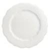 Stella Scalloped White Dinner Plate
