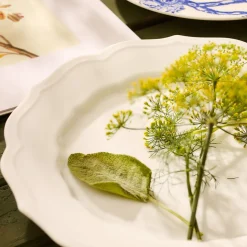 Stella Scalloped White Dinner Plate