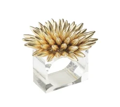 Stellar Napkin Ring in Gold, Set of 4