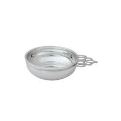 Sterling Silver Beaded Porringer
