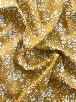 Storage Sack Made With Liberty Fabric in Capel Mustard