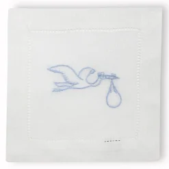 Stork Cocktail Napkins, Set of 4