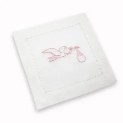 Stork Cocktail Napkins, Set of 4