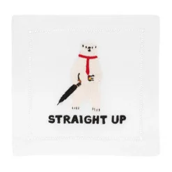 Straight Up City Cocktail Napkins, Set of 4