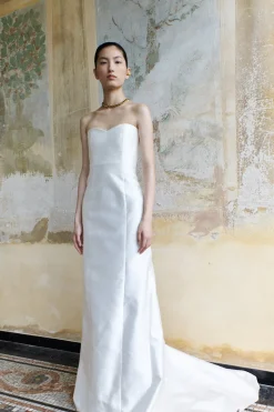 Strapless Silk Mikado Dress | STYLE 109