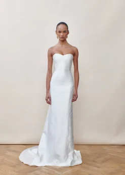 Strapless Silk Mikado Dress | STYLE 109