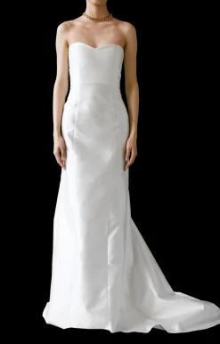 Strapless Silk Mikado Dress | STYLE 109