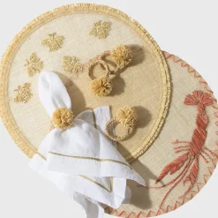 Straw Lobster Placemat, Set of Four