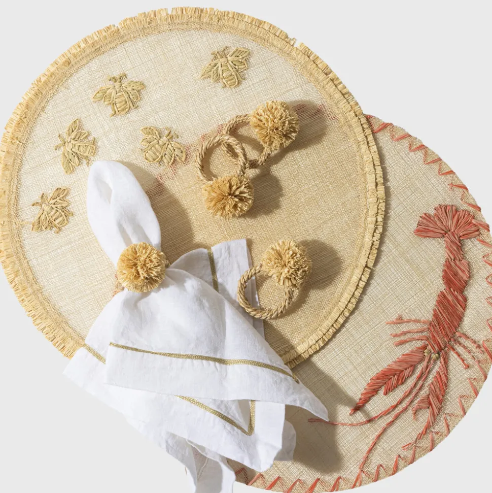 Straw Lobster Placemat, Set of Four