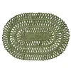 Straw Loop Oval Placemat in Seagrass