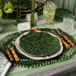 Straw Loop Oval Placemat in Seagrass