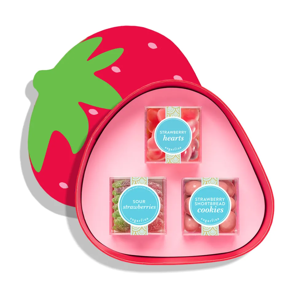 Strawberry 3 Piece Candy Bento Box