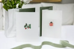 Strawberry Cards, Set of 5