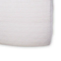 Striped Crib Sheet in Stripes Away Sea