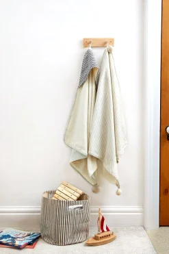 Striped Hooded Towel