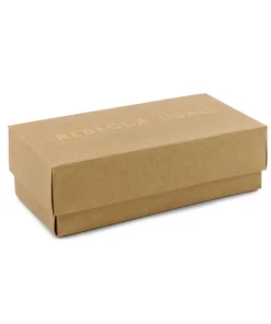 Striped Napkin Rings in Tobacco, Set of 4