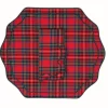 Stucco Red Tartan Napkin and Placemat, Set of 2