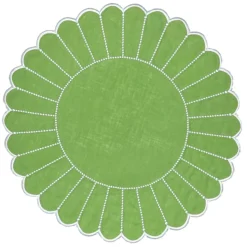 Studio Collection: Pippa Placemat in Green & White, Set of 4